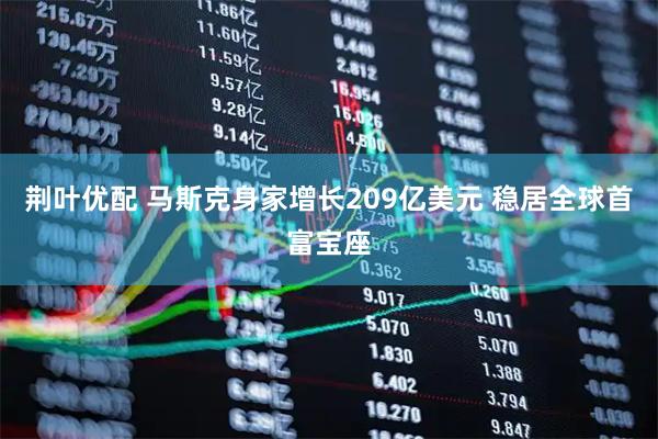 荆叶优配 马斯克身家增长209亿美元 稳居全球首富宝座